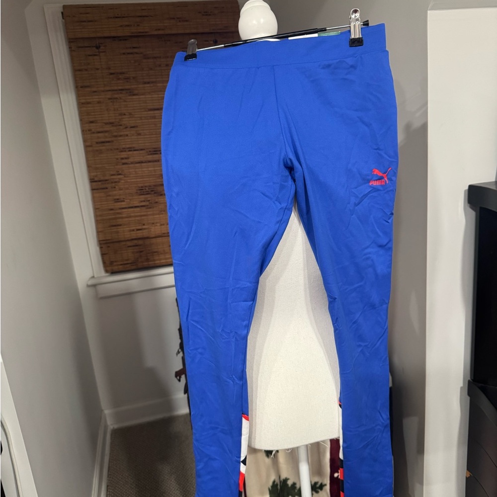 Puma  Blue Track Pants